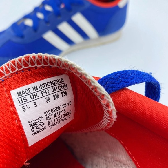 Adidas Dragon Trainers Blue White 2015 UK Size 5 - Picture 5 of 7